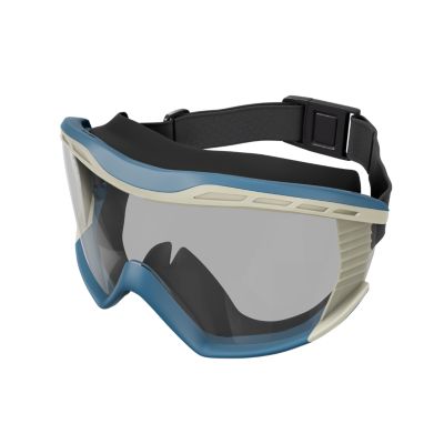 Masque de sécurité à verres transparents bleu Erbauer EEY20