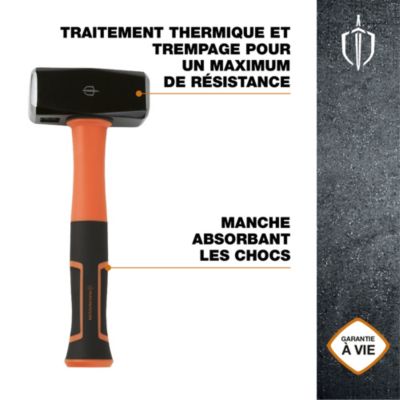 Massette Magnusson HM31 tête en acier au carbone 1,5kg