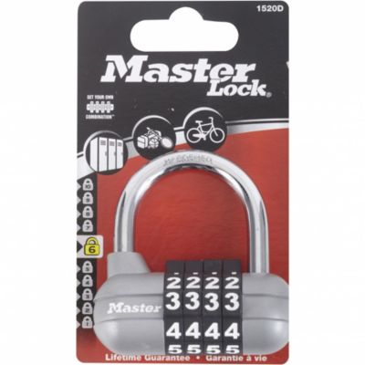 Master Lock Pro-Lock 1520EURD cadenas à combinaison 64 mm argent noir