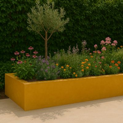 Masters Béton Ciré (sols et murs) - 10m² (20kg + 6L) - Teinte : Moutarde