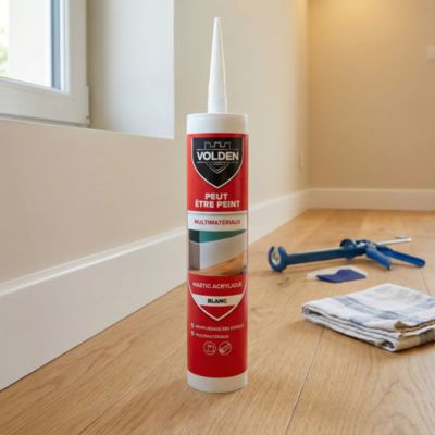 Mastic acrylique blanc Volden multimatériaux vendu par 3 pièces