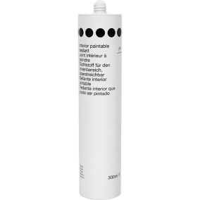 Silicone REXON Tout usage 290ml - Blanc crème RAL 9001 - Mastic d'étanchéité  extérieur et intérieur - Mur / Fenêtre / Porte - Bois / Pierre / Vitre