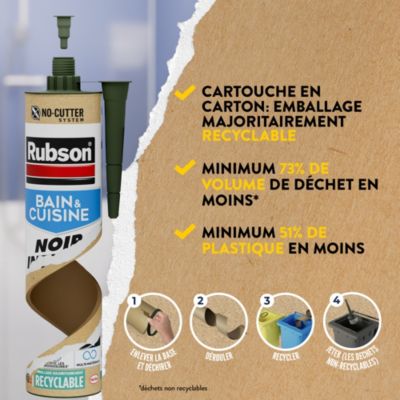 Mastic bain et cuisine Rubson ardoise 280ml