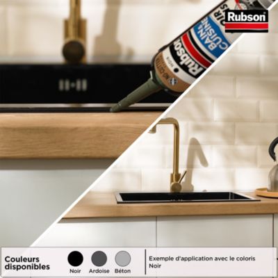 Mastic bain et cuisine Rubson ardoise 280ml