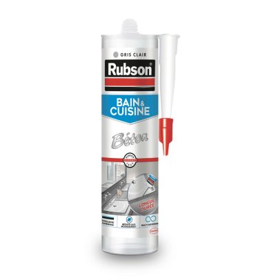 Mastic bain et cuisine Rubson béton 280ml