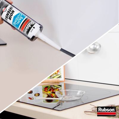 Mastic bain et cuisine Rubson noir 280ml