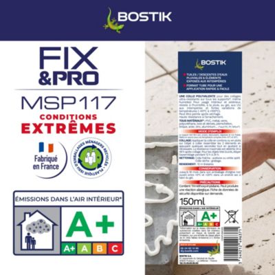 Mastic-colle Bostik FIX&PRO MSP 117 Conditions extrêmes
