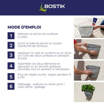 Mastic-colle Bostik FIX&PRO MSP 117 Conditions extrêmes