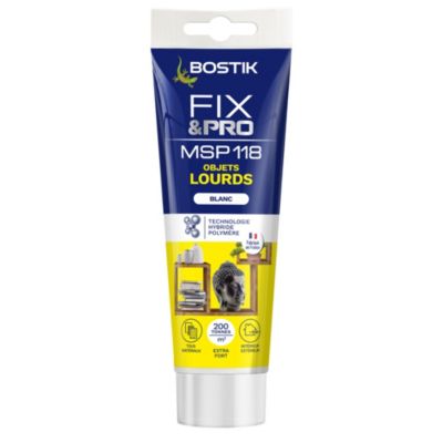 Mastic-colle Bostik FIX&PRO MSP 118 Objets lourds