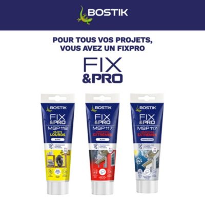 Mastic-colle Bostik FIX&PRO MSP 118 Objets lourds