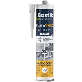 Mastic colle Bostik Flexpro PU 811 blanc 300ml