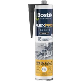 Mastic colle Bostik Flexpro PU 811 noir 300ml