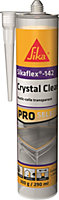 Mastic colle multi-usages transparent Sika Sikaflex Crystal Clear 300 gr