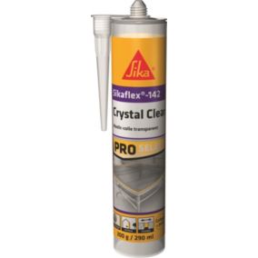 Mastic colle multi-usages transparent Sika Sikaflex Crystal Clear 300 gr