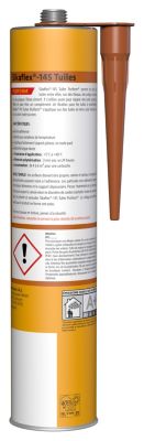 Mastic colle Sikaflex 145 terre cuite pour réparation et collage souple de tuiles 300ml Sika