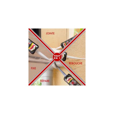 Mastic colle Tout en 1 Polymère Hybride Pattex