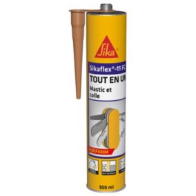 Mastic colle tout en un Sikaflex 11FC, Beige