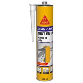 Mastic colle tout en un Sikaflex 11FC, Blanc