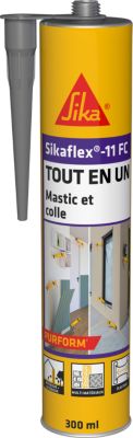 Mastic colle tout en un Sikaflex 11FC, Gris