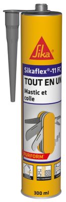 Mastic colle tout en un Sikaflex 11FC, Gris