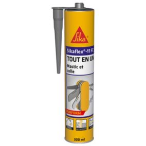 Mastic colle tout en un Sikaflex 11FC, Gris