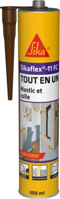 Mastic colle tout en un Sikaflex 11FC, Marron