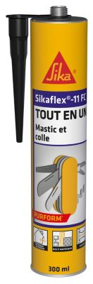 Mastic colle tout en un Sikaflex 11FC, Noir