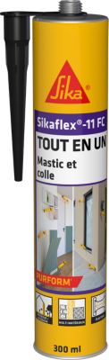 Mastic colle tout en un Sikaflex 11FC, Noir