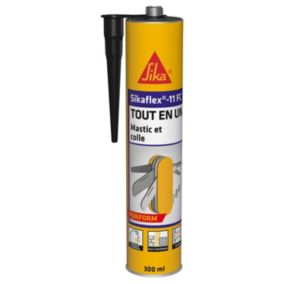 Mastic colle tout en un Sikaflex 11FC, Noir