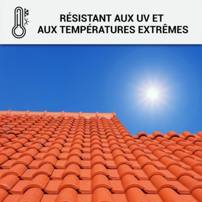 Mastic Colle Tuiles Polyuréthane Hybride: ARCAMASTIC JOINT ET COLLE Terre Cuite - 290 ml x 3 - ARCANE INDUSTRIES