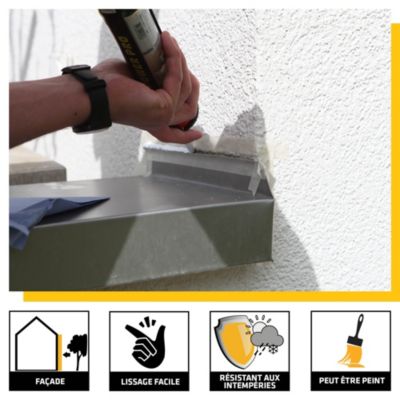 Mastic d'étanchéité SikaSeal 184 maçonnerie 300ml