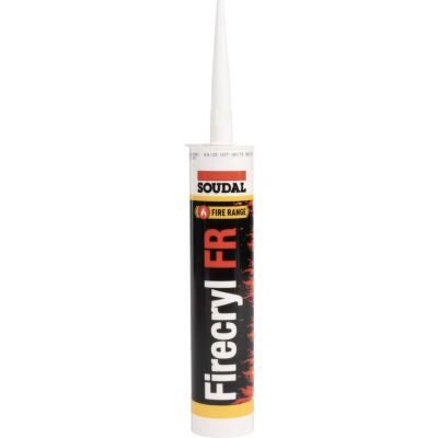 Mastic FIRECRYL FR blanc 310ml - SOUDAL - 106329