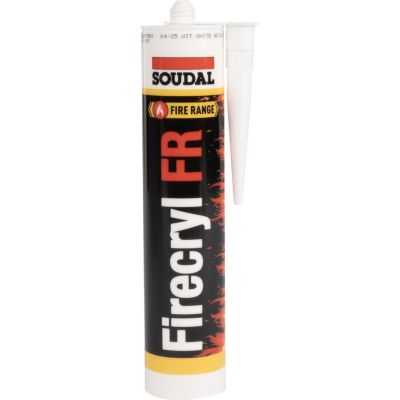 Mastic FIRECRYL FR blanc 310ml - SOUDAL - 106329