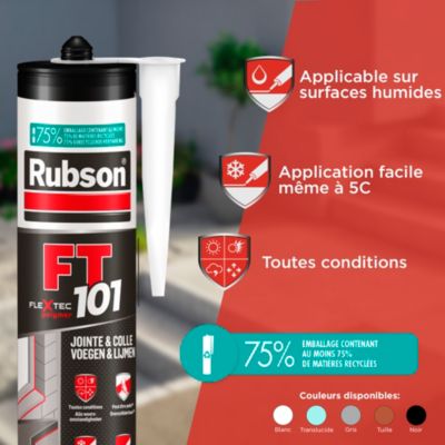 Mastic FT101 Rubson joint noir 280ml
