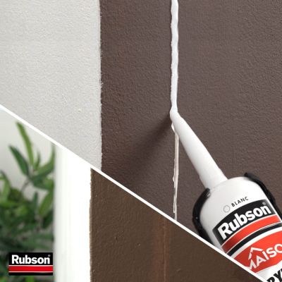 Mastic murs et fenêtres Rubson blanc 280ml