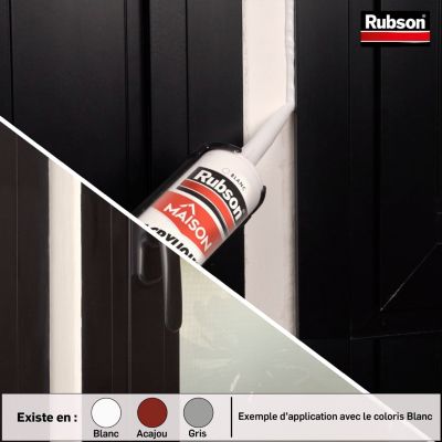 Mastic murs et fenêtres Rubson blanc 280ml