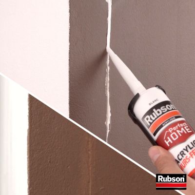 Mastic murs et fenêtres Rubson blanc 280ml