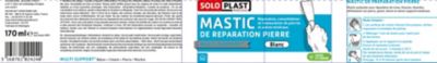Mastic pierre type Solopierre 170 ml