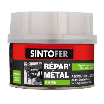 Mastic Polyester ALU De Finition SINTOFER - Chargé En Aluminium - Pour Réparations Carrosserie & Métal