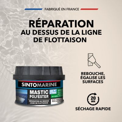Mastic polyester Sintomarine armé 290g