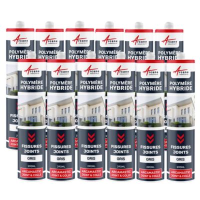 Mastic Polyuréthane Hybride Fissures et Joints : ARCAMASTIC JOINT ET COLLE Terre Cuite - 290 ml x 1 - ARCANE INDUSTRIES