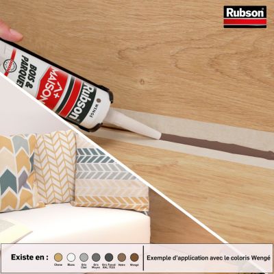 Mastic pour parquet Rubson blanc 280ml