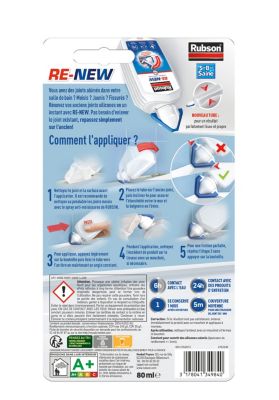 Mastic Re-new salle de bain Rubson blanc