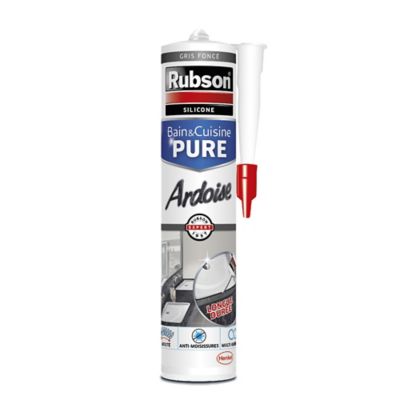 Mastic Rubson Bain&Cuisine Expert Anti-moisissures transparent cartouche  280ml