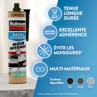 Mastic Rubson Bain&Cuisine inox cartouche 280ml