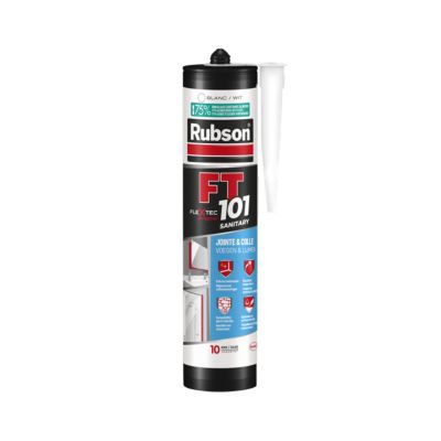 Mastic Rubson FT101 sanitaire blanc 280ml