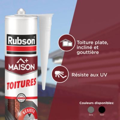 Mastic Rubson Maison Toitures noir cartouche 280ml