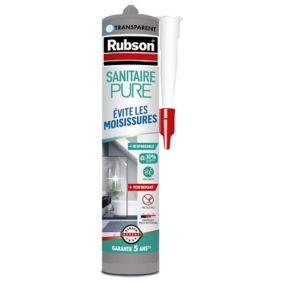 Mastic Rubson Pure Sanitaire transparent cartouche 280ml