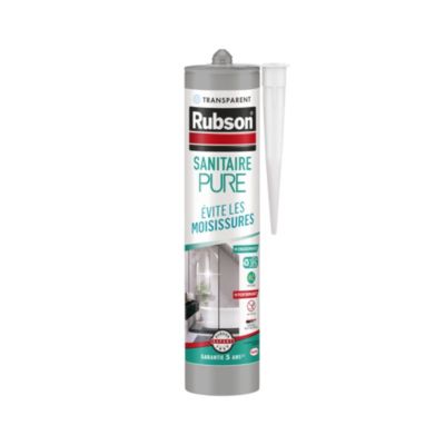 Mastic Rubson Pure Sanitaire transparent cartouche 280ml