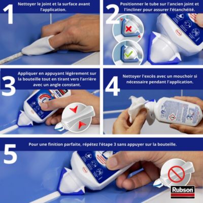 Mastic Rubson Re-New tube blanc 80ml